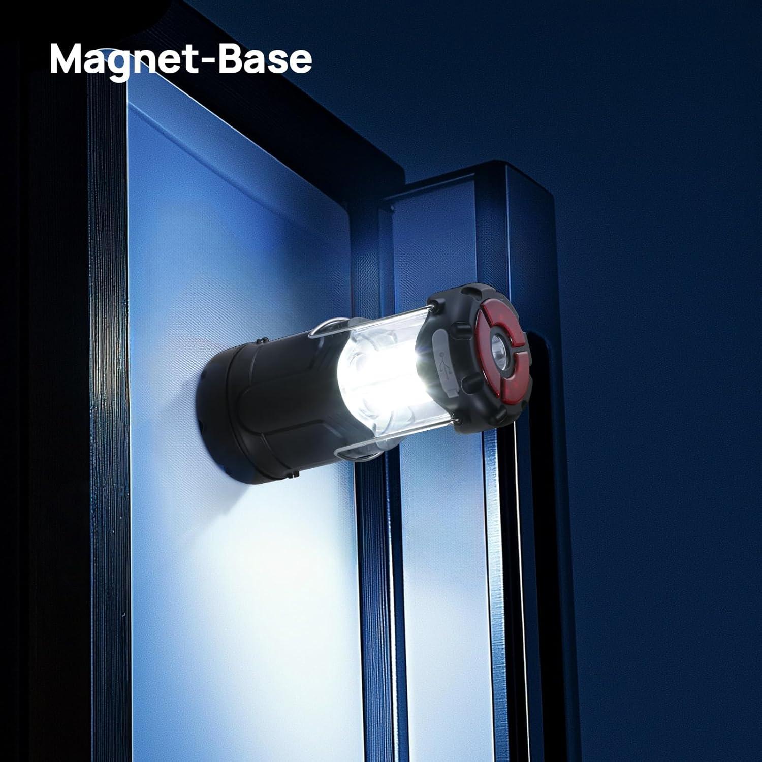 Paquete de 4 Linternas LED Plegables Consciot 300 Lúmenes