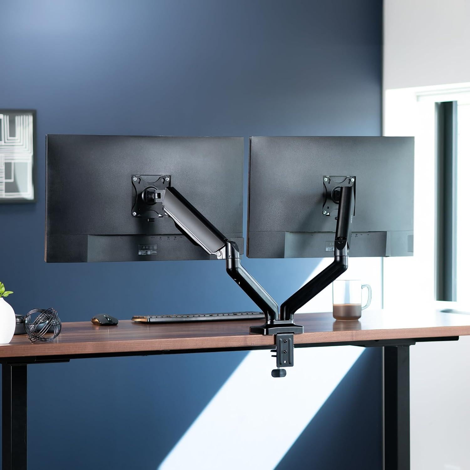 Soporte Doble para Monitor VIVO STAND-V002O hasta 32"