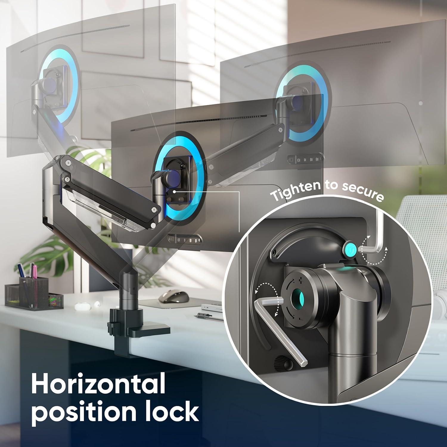 Soporte de Monitor ONKRON G130-B para 17-57" Negro