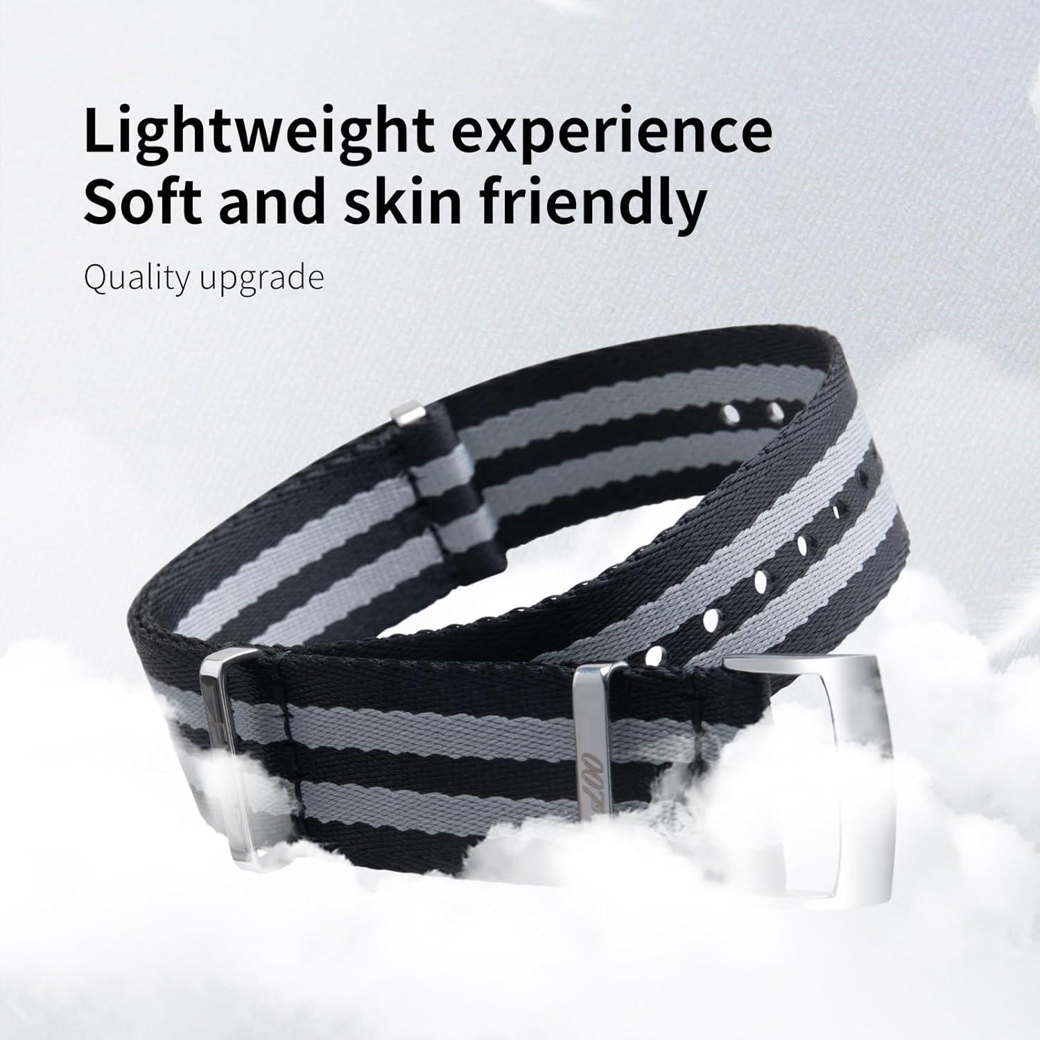 Correa de reloj de nylon 20 mm para Omega Seamaster Speedmaster