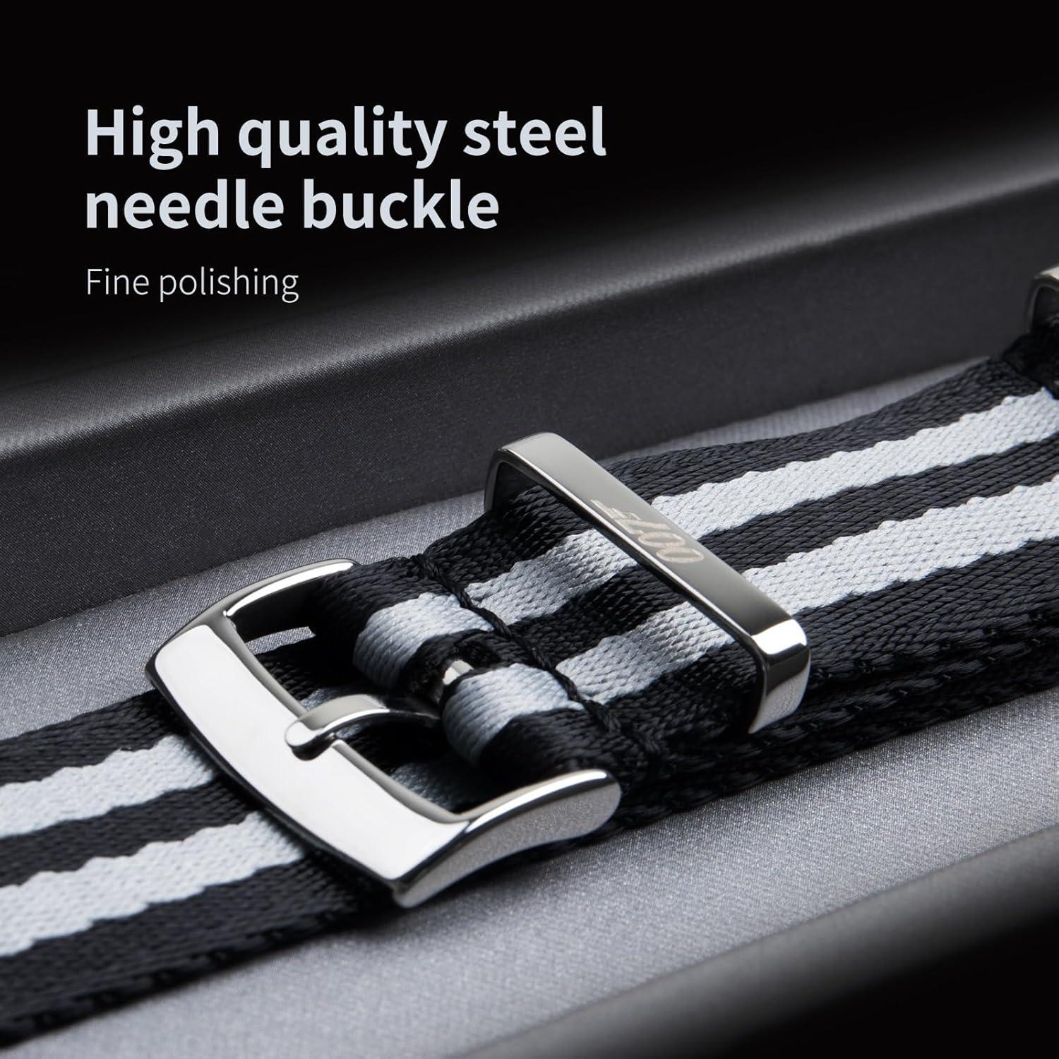 Correa de reloj de nylon 20 mm para Omega Seamaster Speedmaster