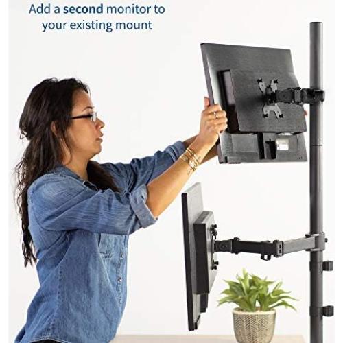 Soporte VIVO para Montaje en Poste de Acero 30" Negro