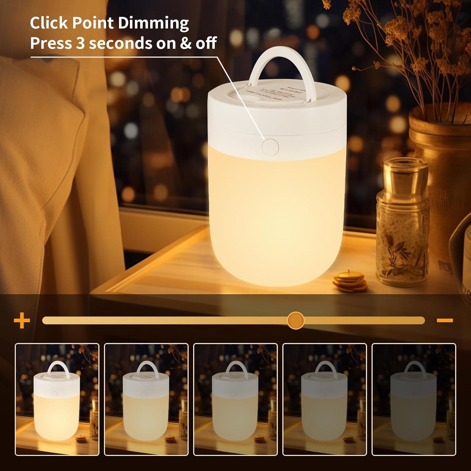 Luz Nocturna LED Deogos 13 Colores Regulable para Niños