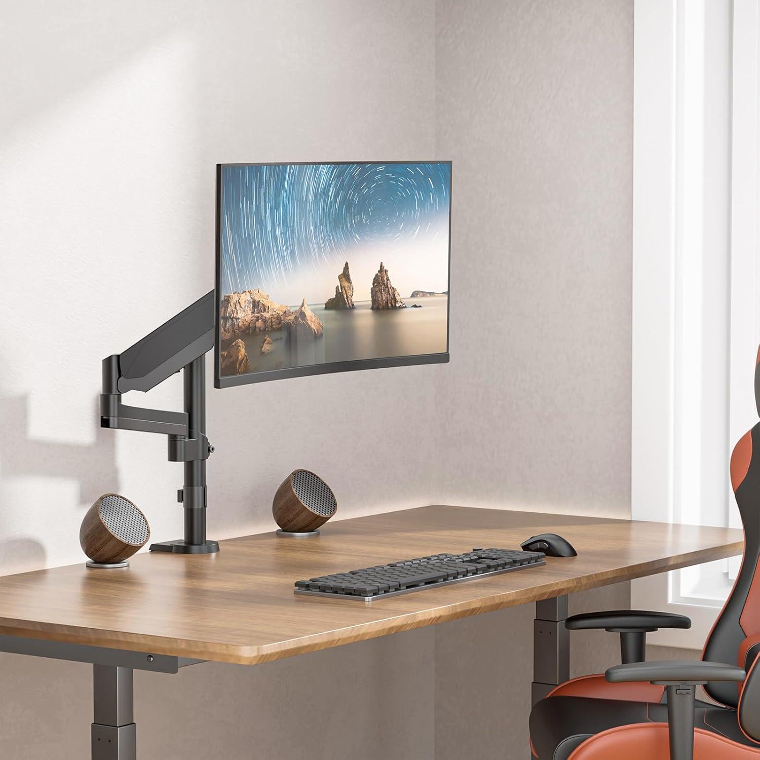 Soporte de Monitor WALI GSDM001 13-32" Ajustable Negro