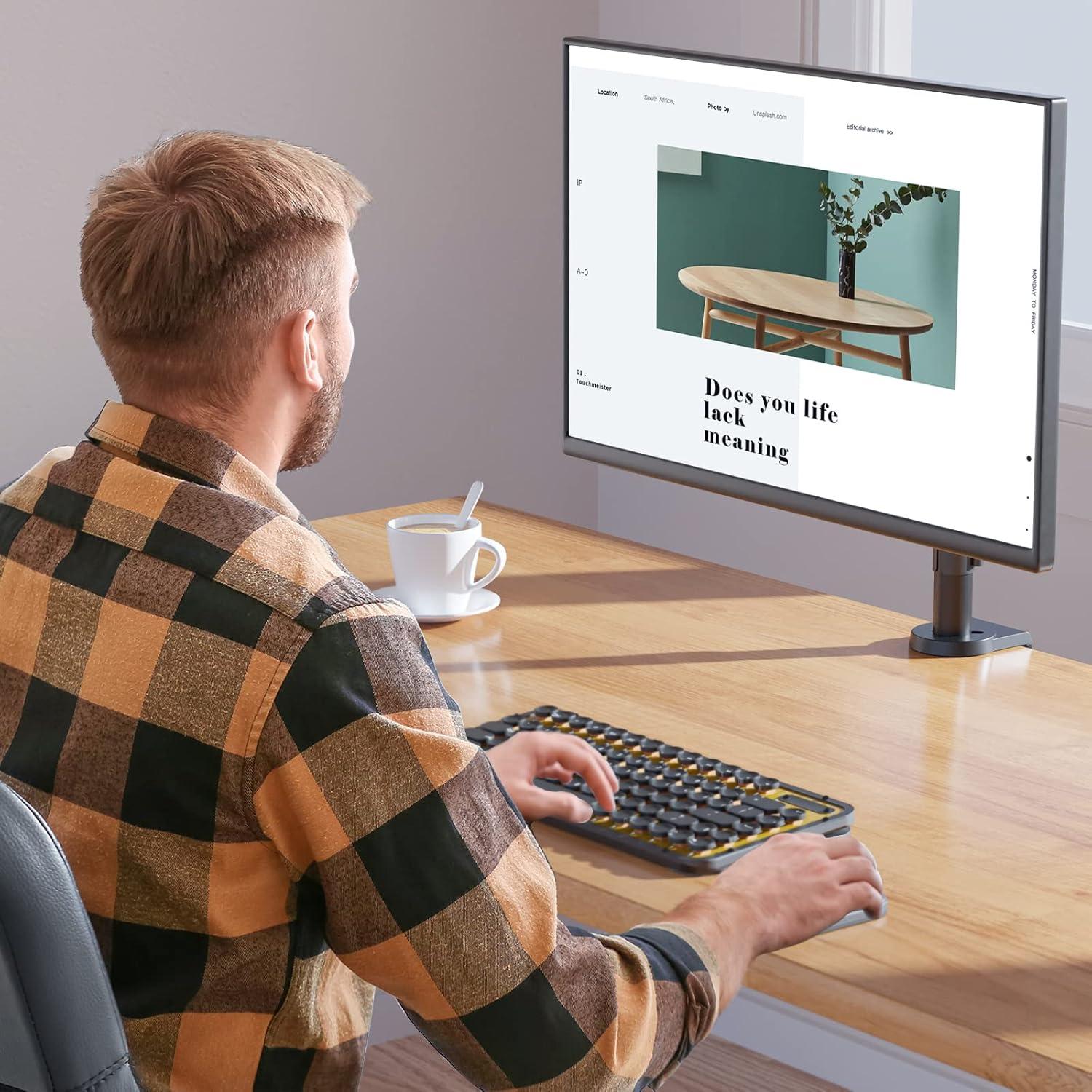 Soporte de Monitor WALI GSDM001 13-32" Ajustable Negro