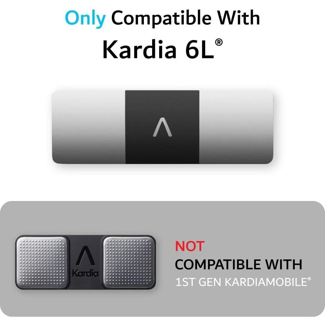 Funda de cuero TUDIA para KardiaMobile 6L, magnética