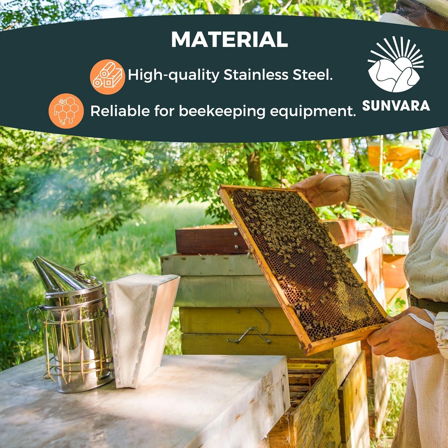 Ahumador de Abejas SunVara Acero Inoxidable 0.70 kg