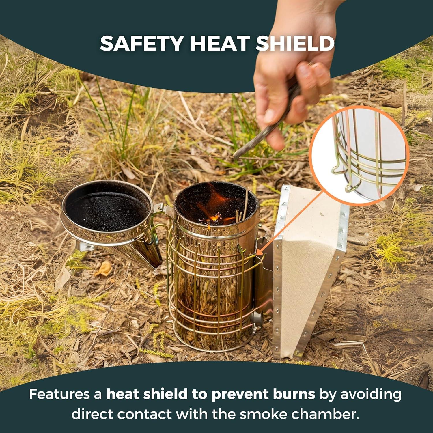 Ahumador de Abejas SunVara Acero Inoxidable 0.70 kg