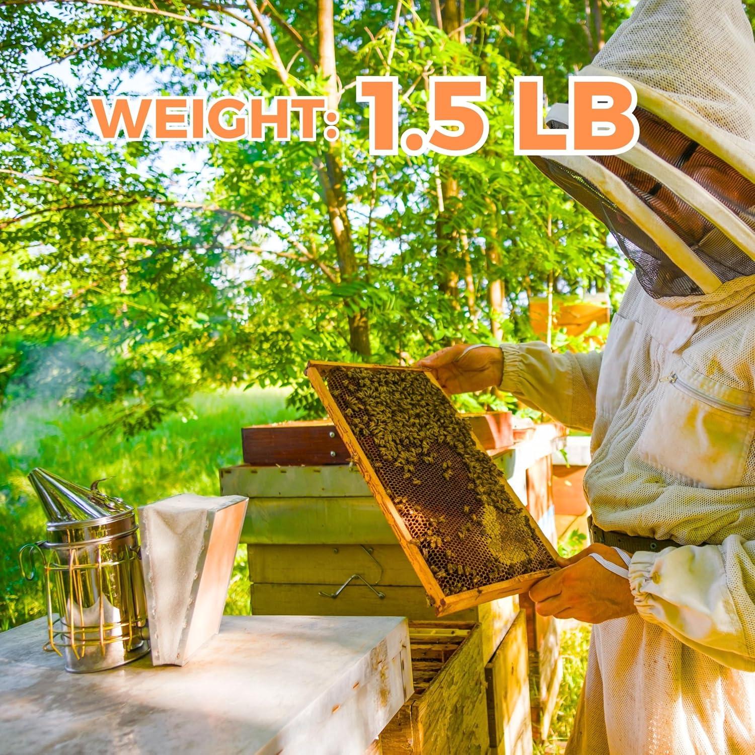 Ahumador de Abejas SunVara Acero Inoxidable 0.70 kg