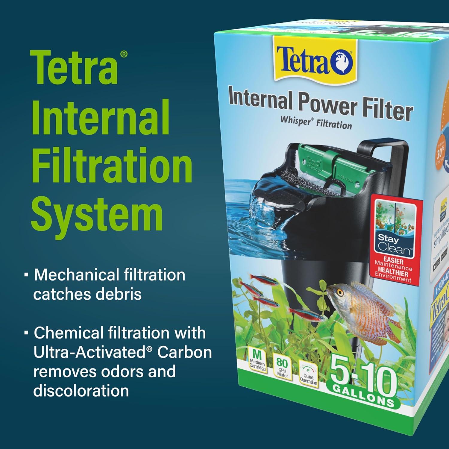 Kit de Acuario GloFish 6.6 Galones con LED y Filtro Tetra