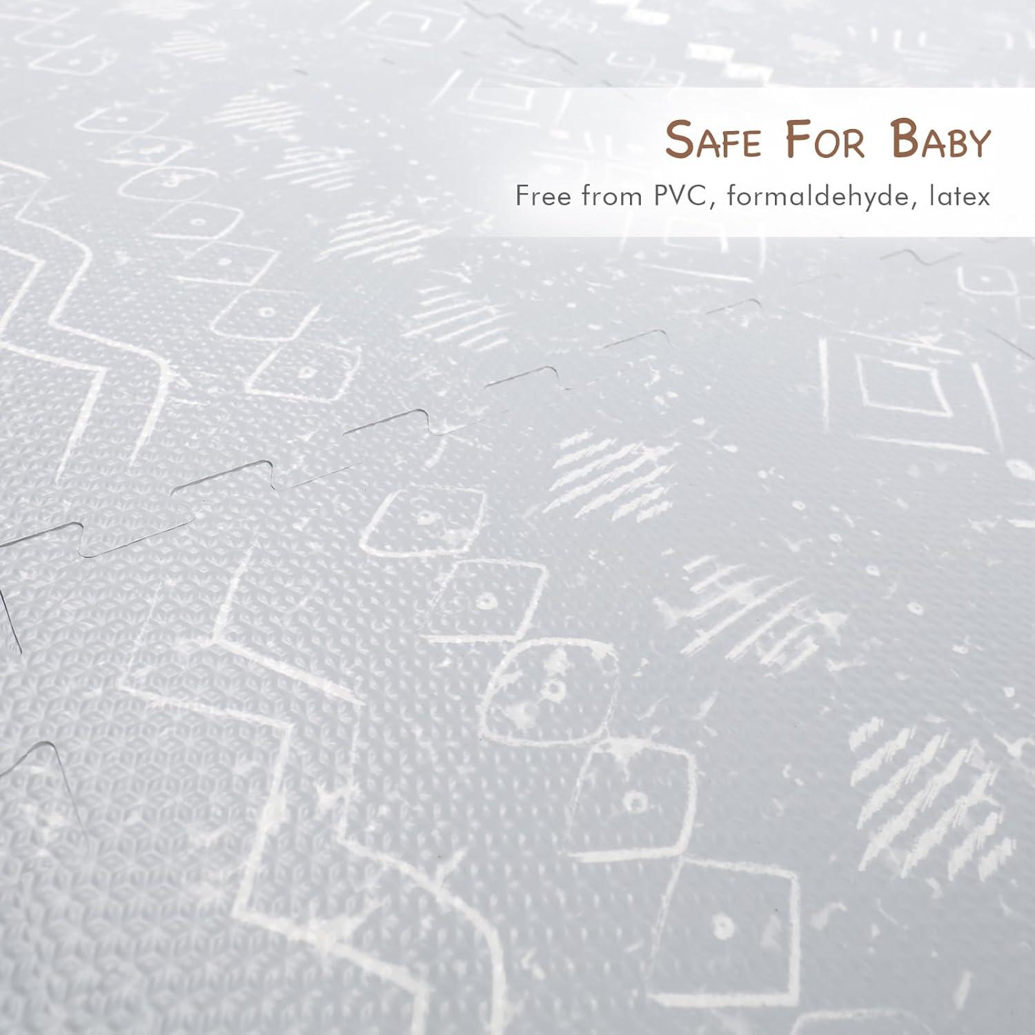 Alfombra de Juego TCBunny 16 Azulejos 1.22x1.70m Estilo Bohemio