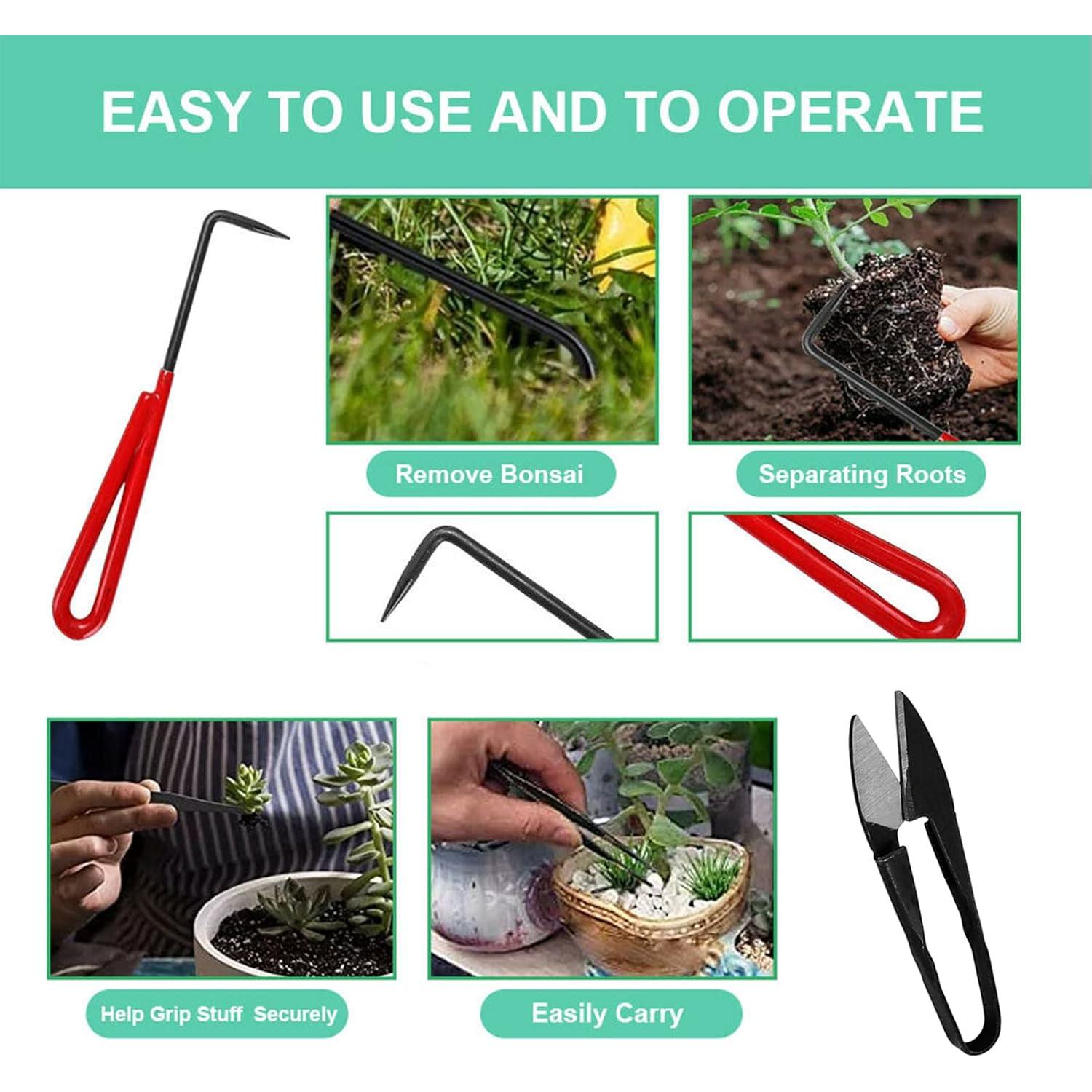 Kit de herramientas de bonsái Voilamart 14 piezas con estuche