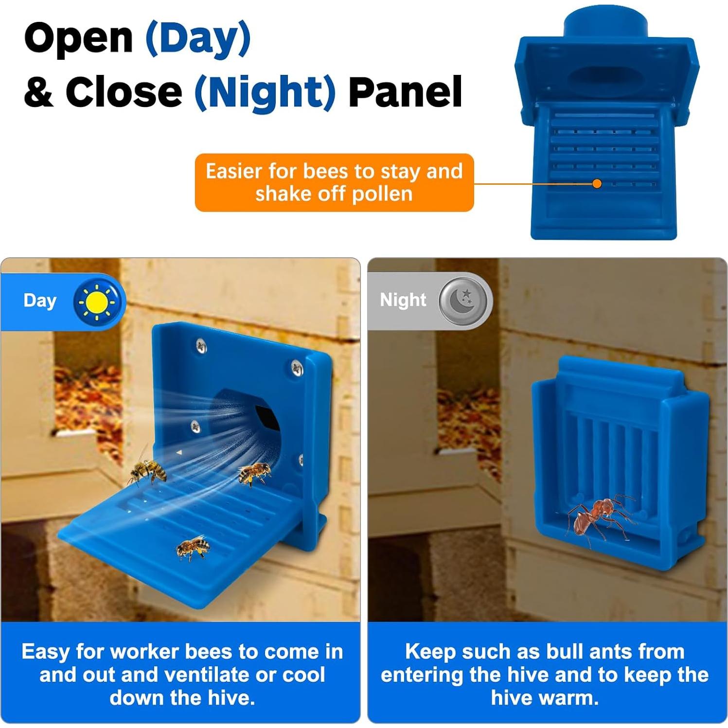 Reductor de Entrada para Colmenas Puanticn 6 Piezas Azul