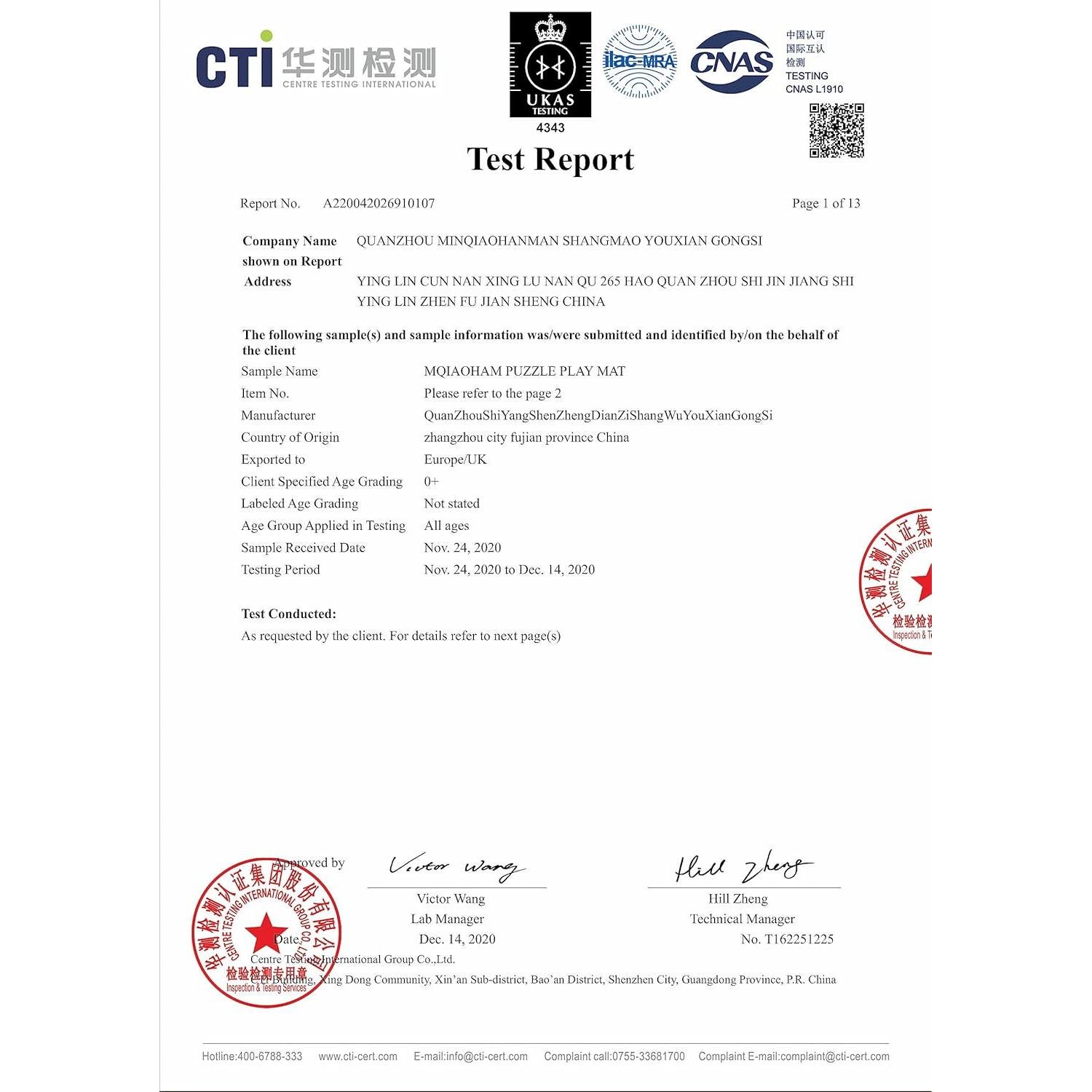 Alfombrilla de Juego MQIAOHAM 18 Piezas 87x172cm Suave