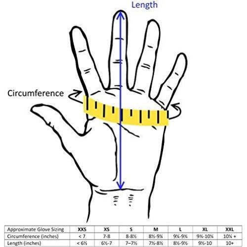 Guante de Apicultor Cuero de Cabra Manga Larga Mediano