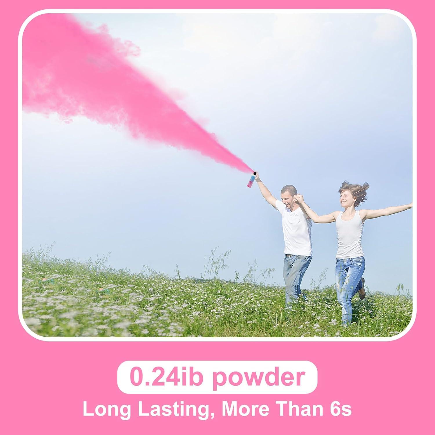 Extintor de Revelación de Género Merear 4 Paquetes Rosa