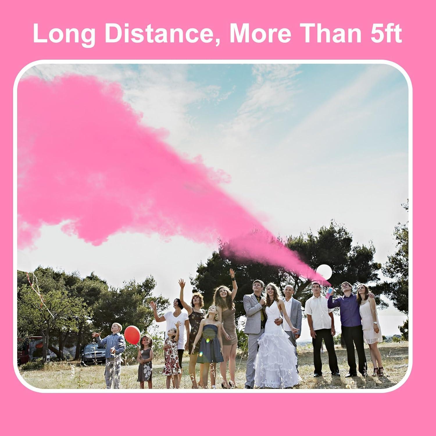 Extintor de Revelación de Género Merear 4 Paquetes Rosa