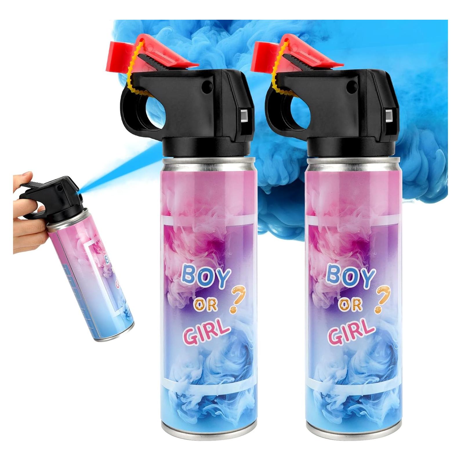 Extintor de Revelación de Género QIYVLOS 2 Paquetes Azul