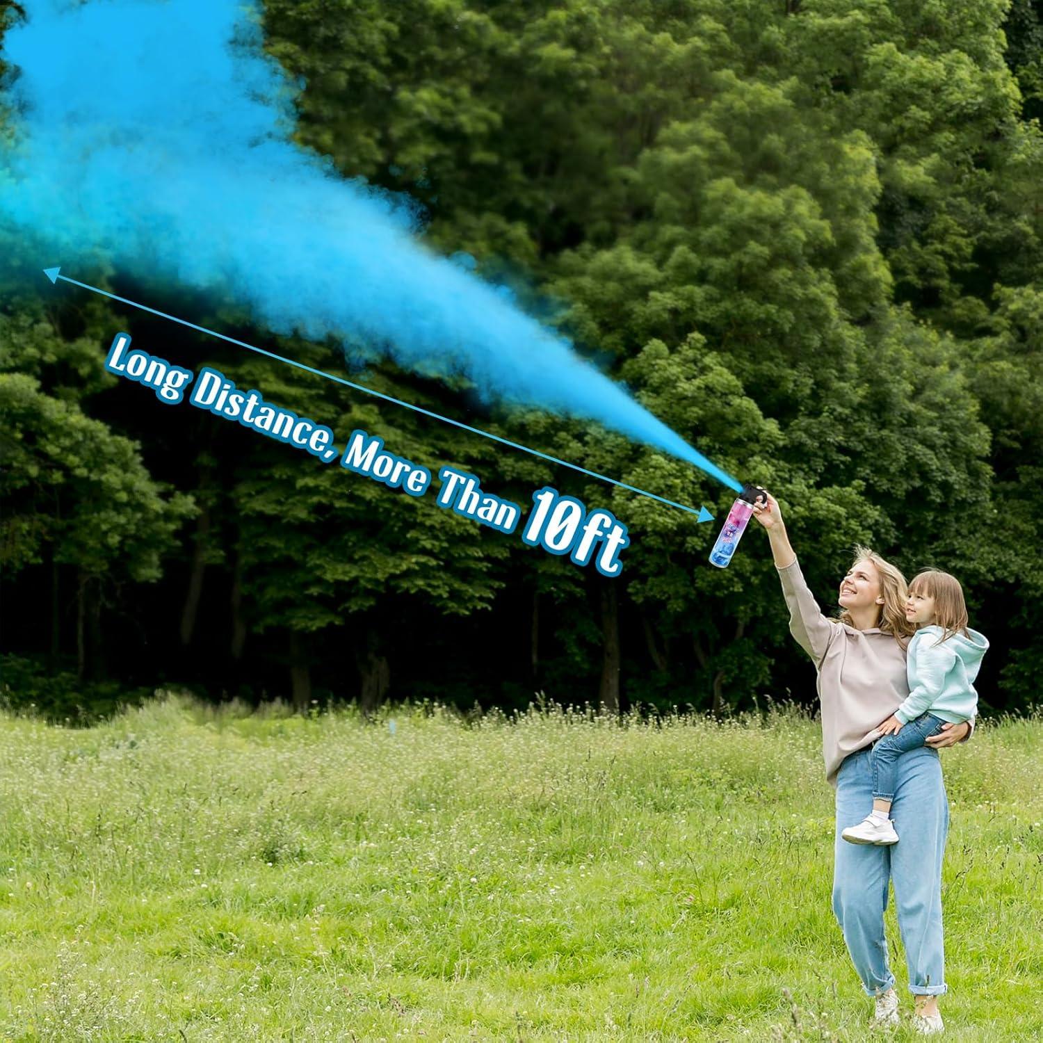 Extintor de Revelación de Género QIYVLOS 2 Paquetes Azul