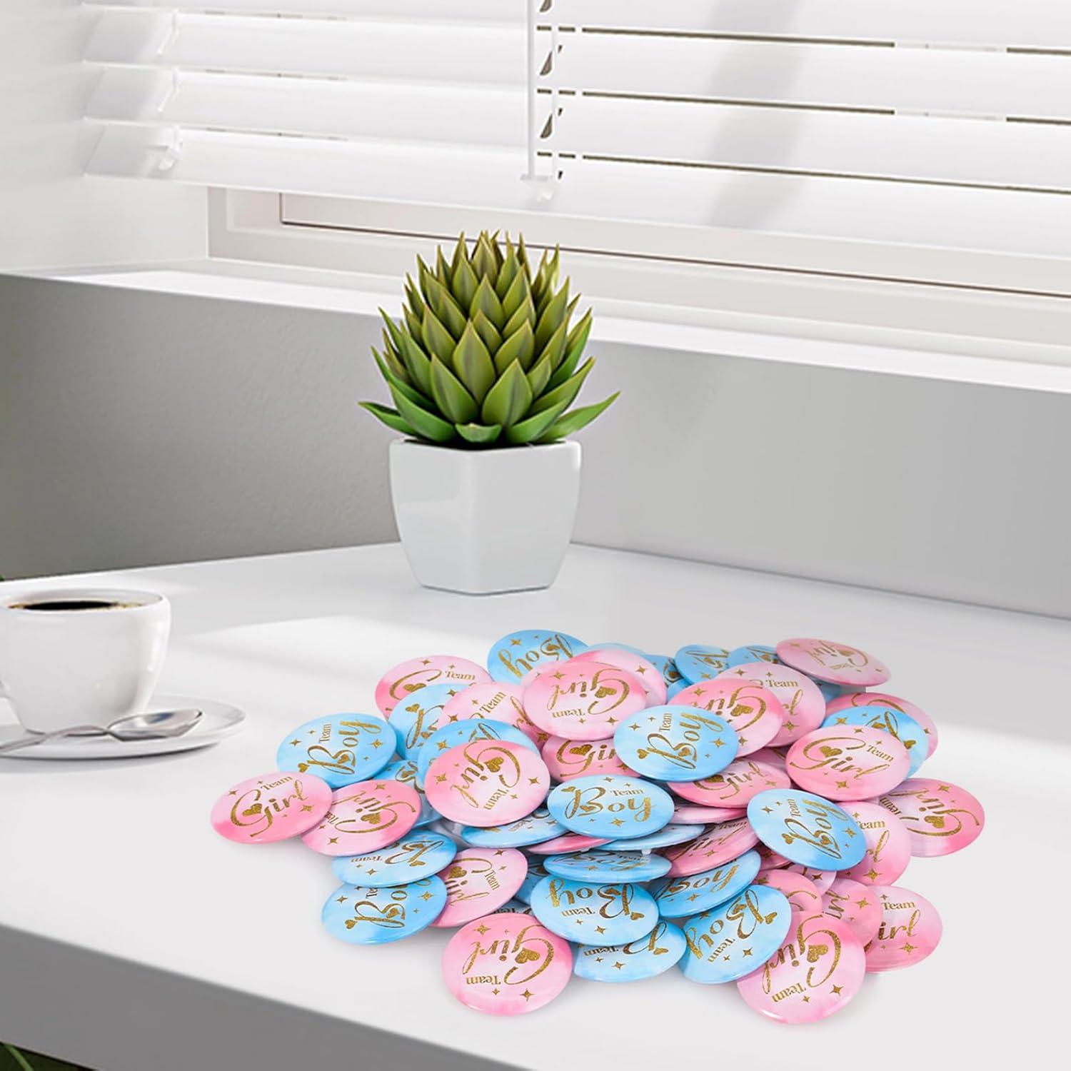 Pins de Revelación de Género 60Pcs 4.4cm - Mr Cozy