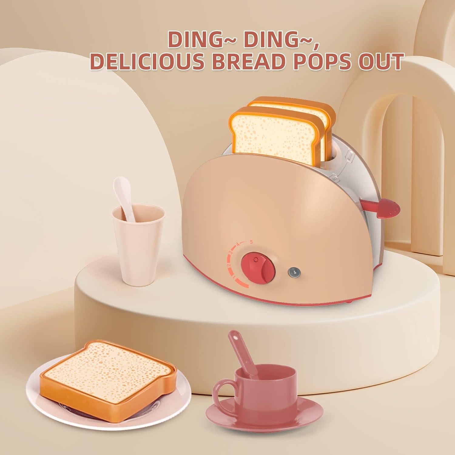 Conjunto de Juguetes de Cocina Yalujumb con Sonidos 22,86 cm