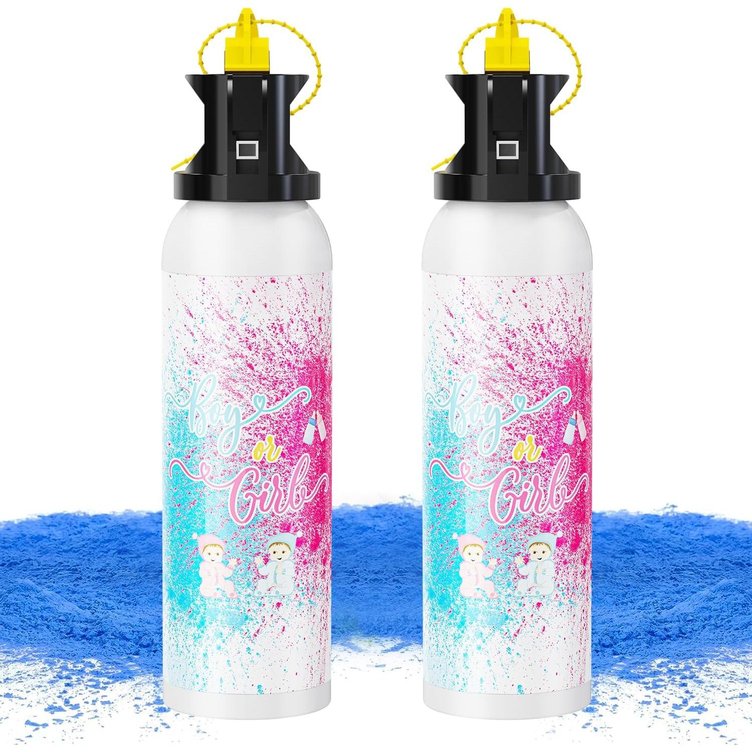 Extintores Revelación de Género 2 Piezas Azul 0.35 kg