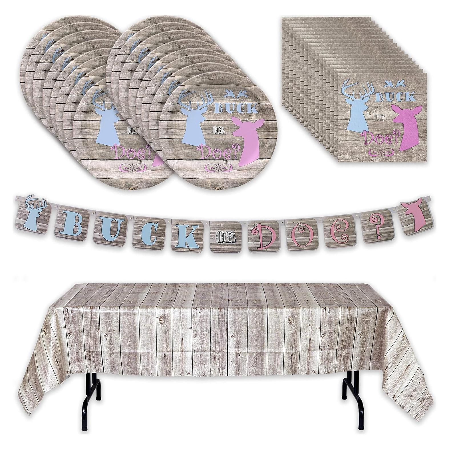 Kit Fiesta Revelación de Género Havercamp 34 Piezas