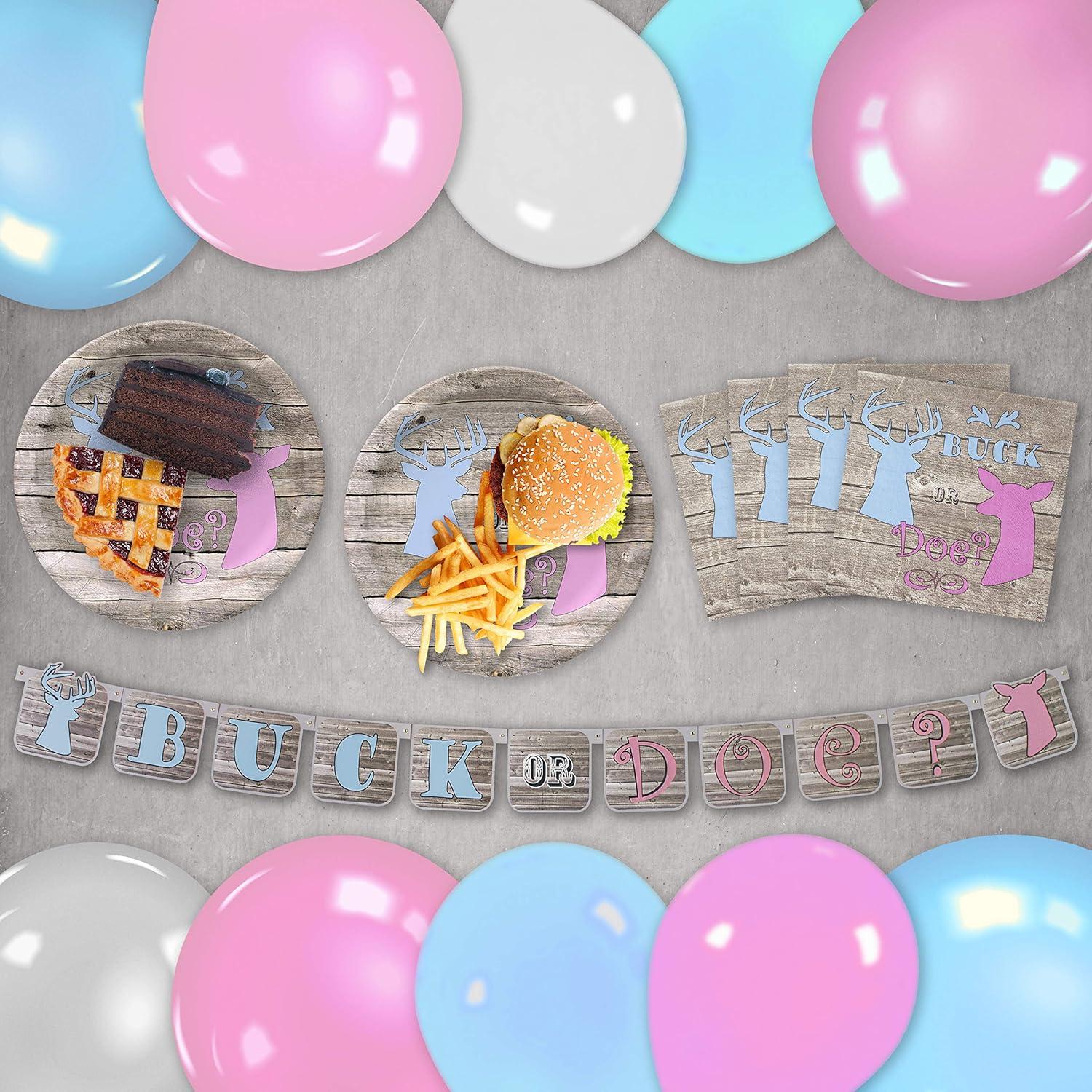 Kit Fiesta Revelación de Género Havercamp 34 Piezas