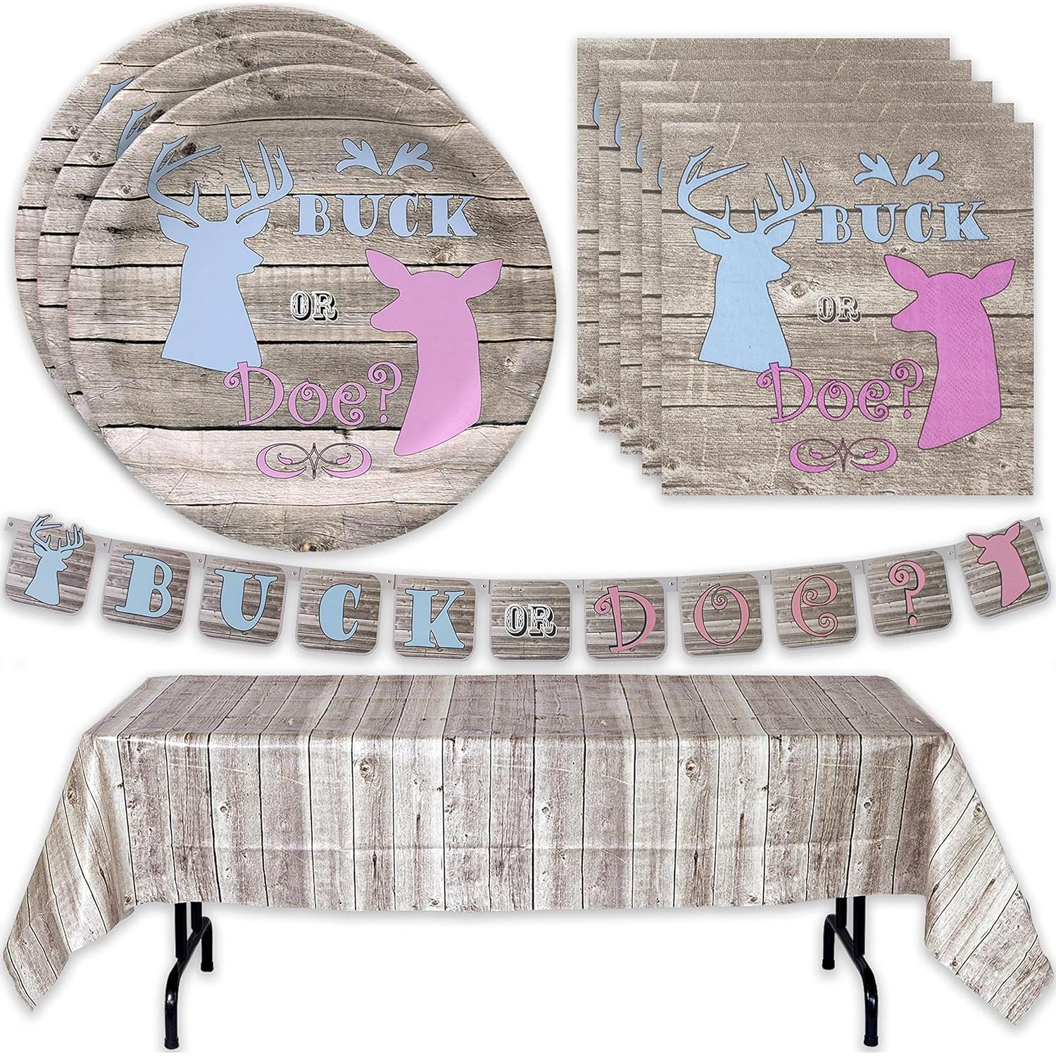 Kit Fiesta Revelación de Género Havercamp 34 Piezas