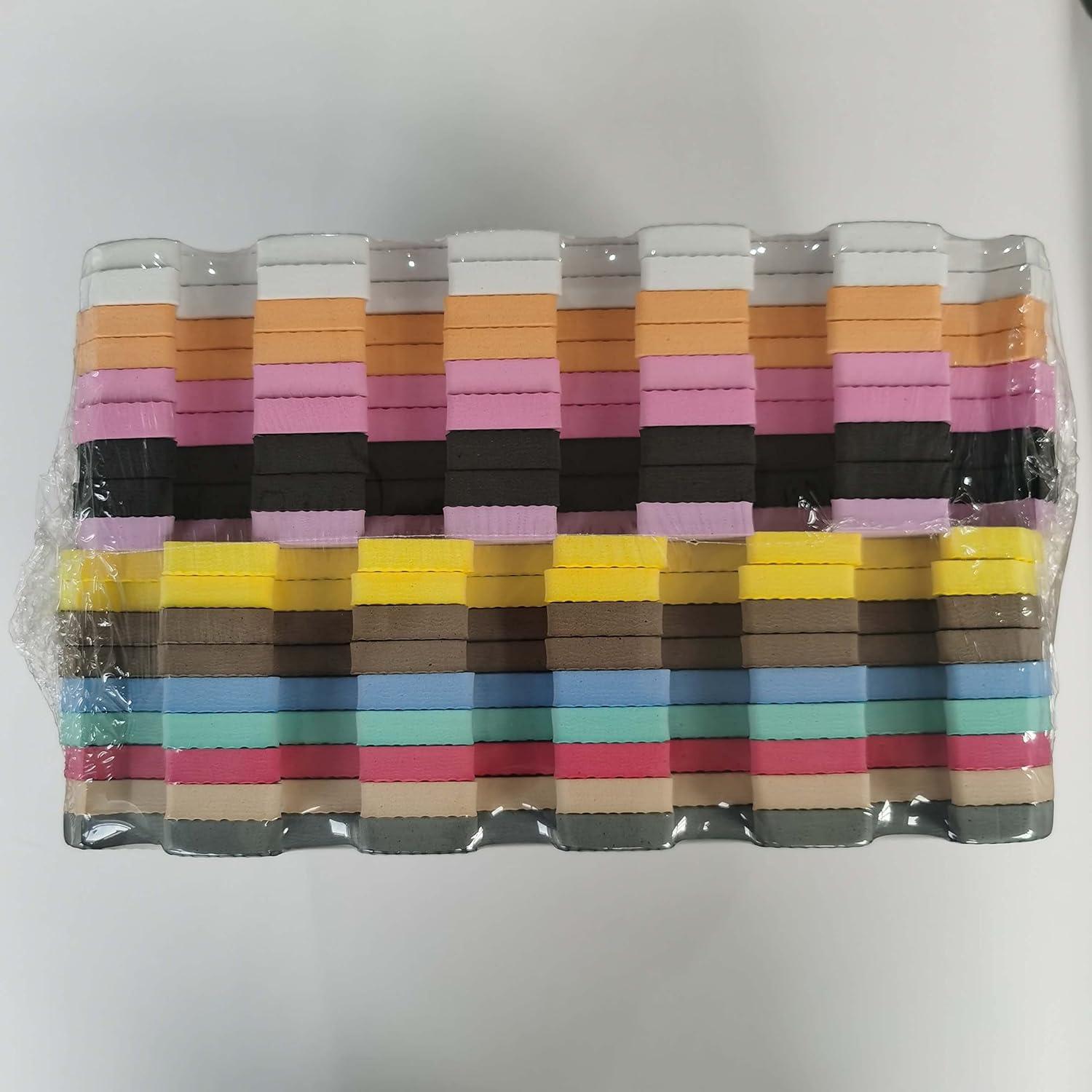 Alfombra de Puzzle EVA qqpp 18 Baldosas 30x30 cm Gris Blanco