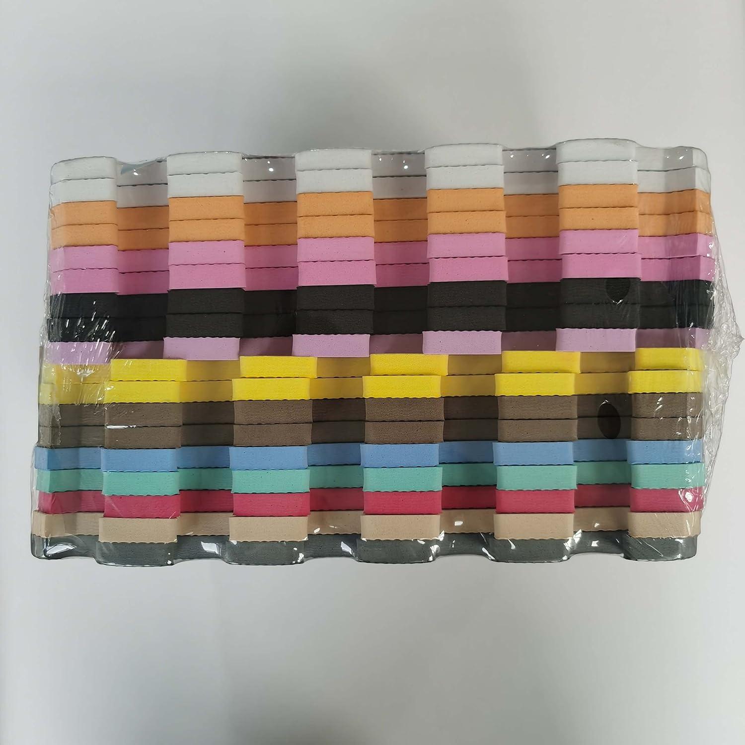 Alfombra de Puzzle EVA qqpp 18 Baldosas 30x30 cm Gris Blanco