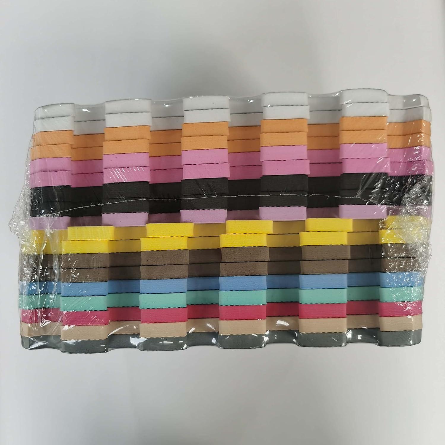 Alfombra de Puzzle EVA qqpp 18 Baldosas 30x30 cm Gris Blanco