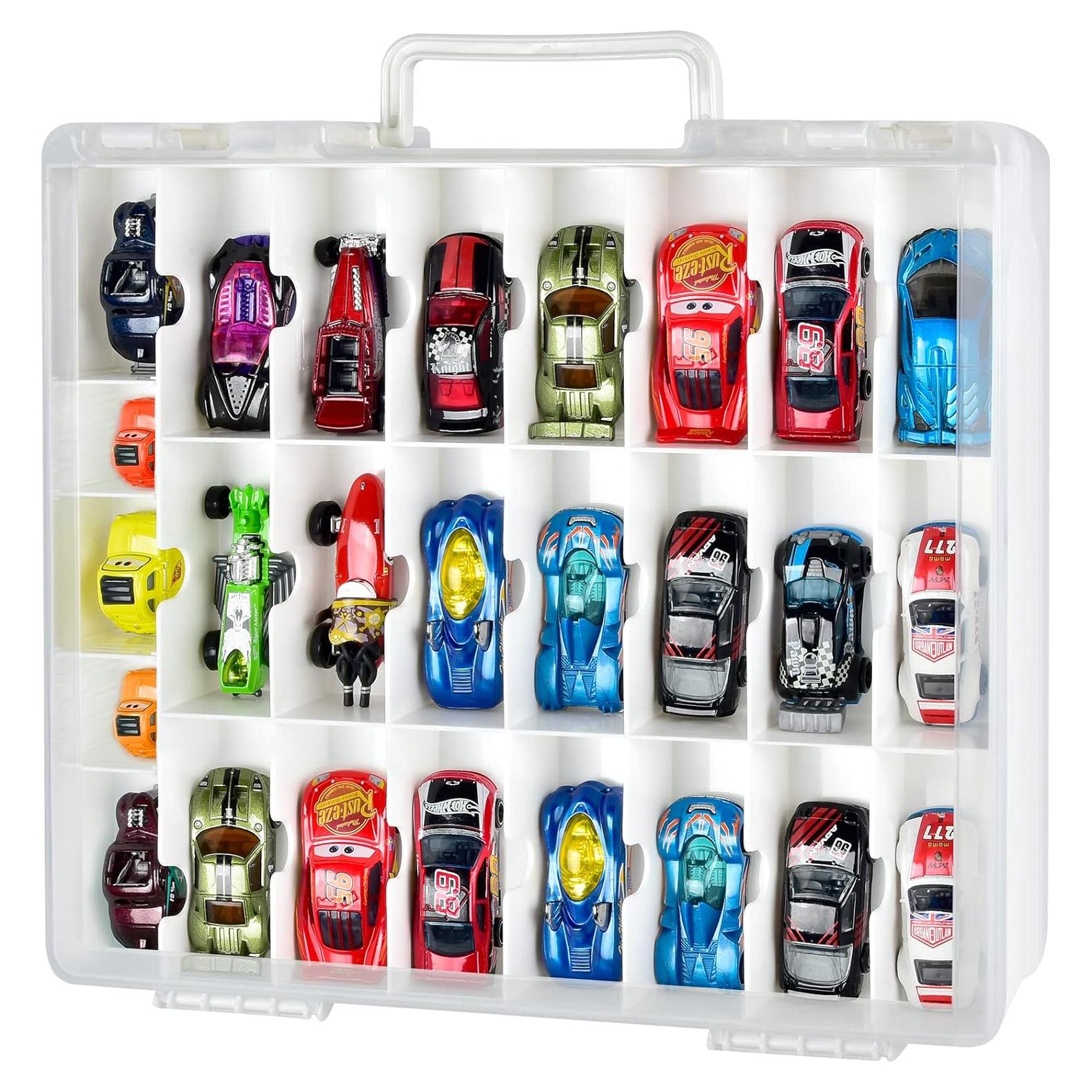 Organizador de Juguetes Adam para Hot Wheels 48 Compartimentos