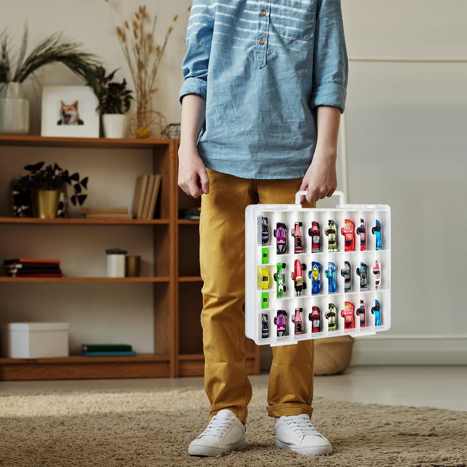 Organizador de Juguetes Adam para Hot Wheels 48 Compartimentos