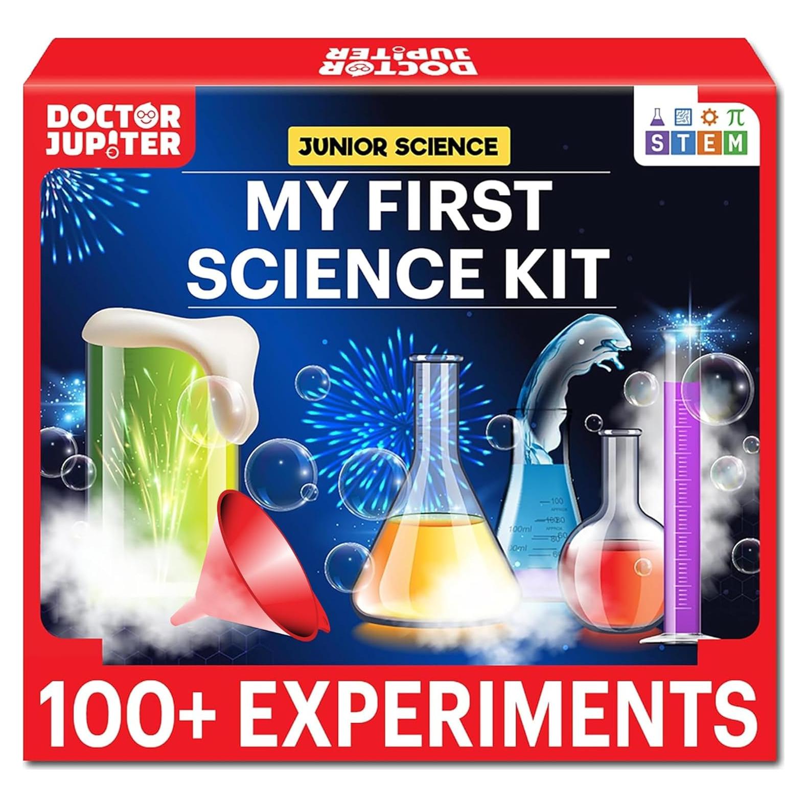 Kit de Ciencia Doctor Jupiter para Niños 4+ | 100 Experimentos
