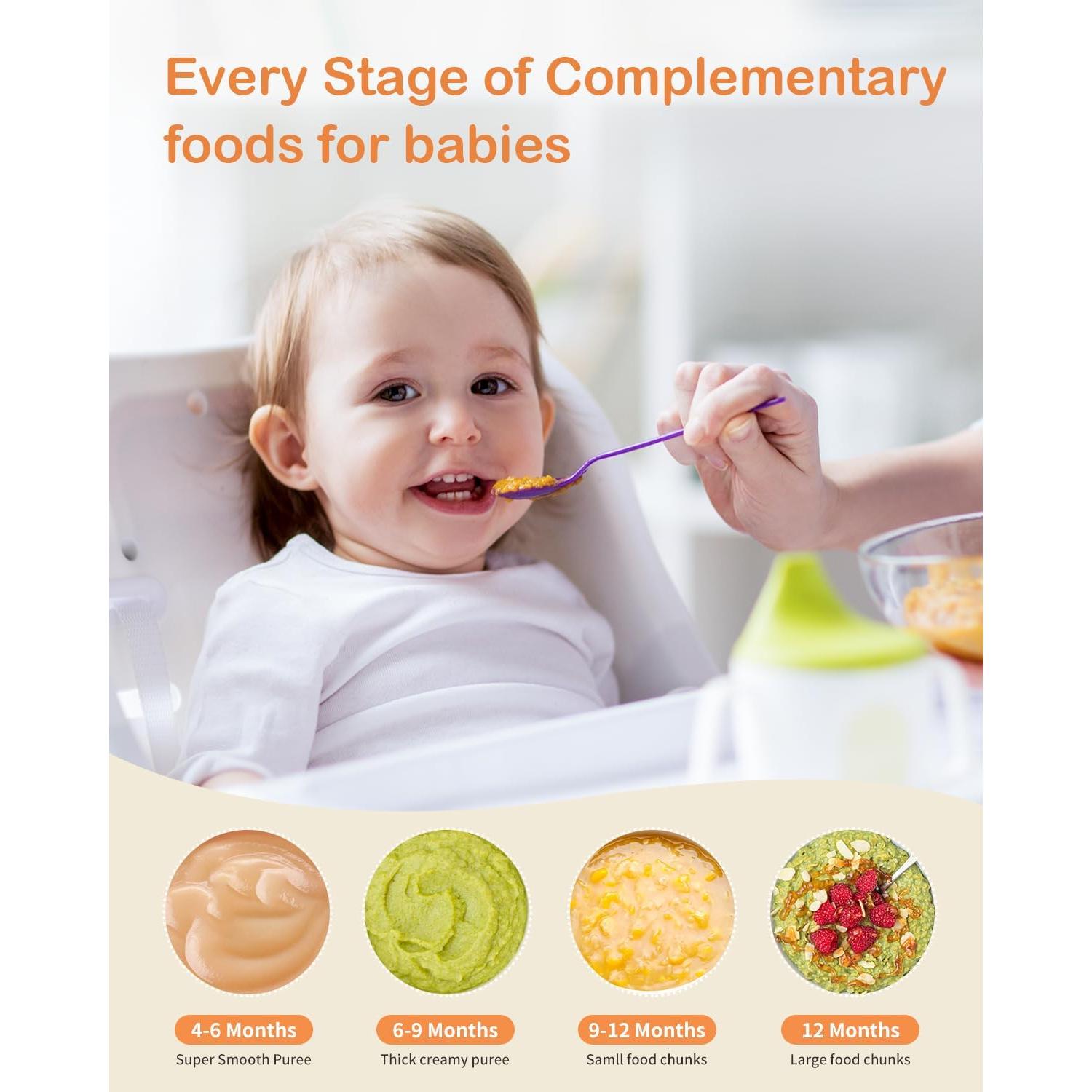 Procesador de Alimentos para Bebés HEYVALUE 13 en 1 Gris