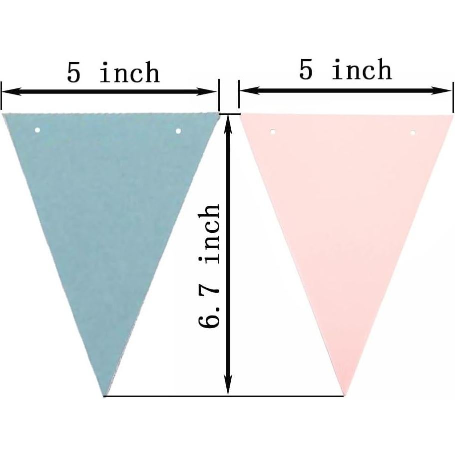 Bandera de Péndulo CC Wonderland Zona 30 Piezas Azul Rosa