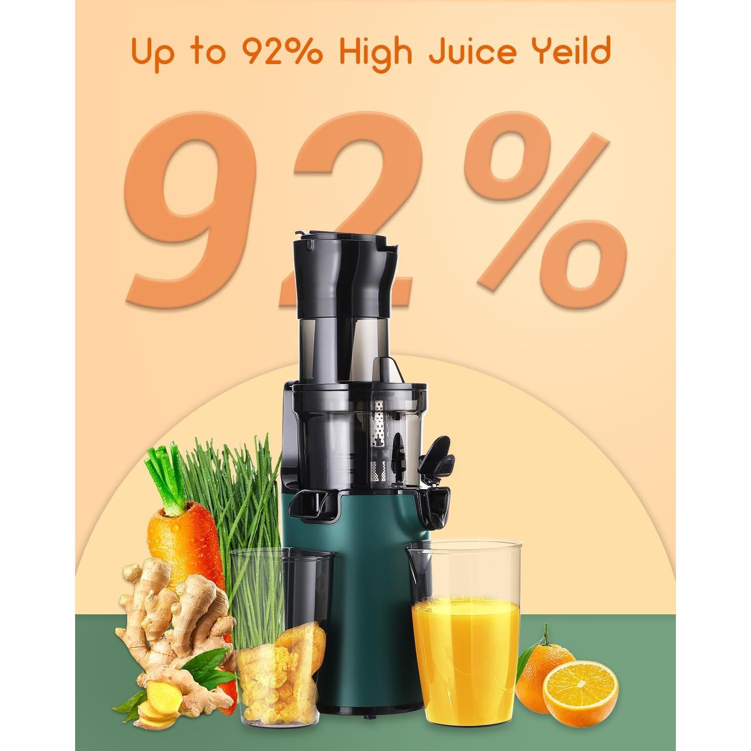 Extractor de Jugo REPALY Prensa Fría 200W 80mm Fácil Limpieza