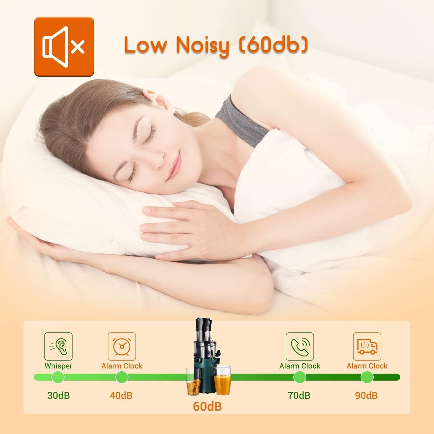 Extractor de Jugo REPALY Prensa Fría 200W 80mm Fácil Limpieza