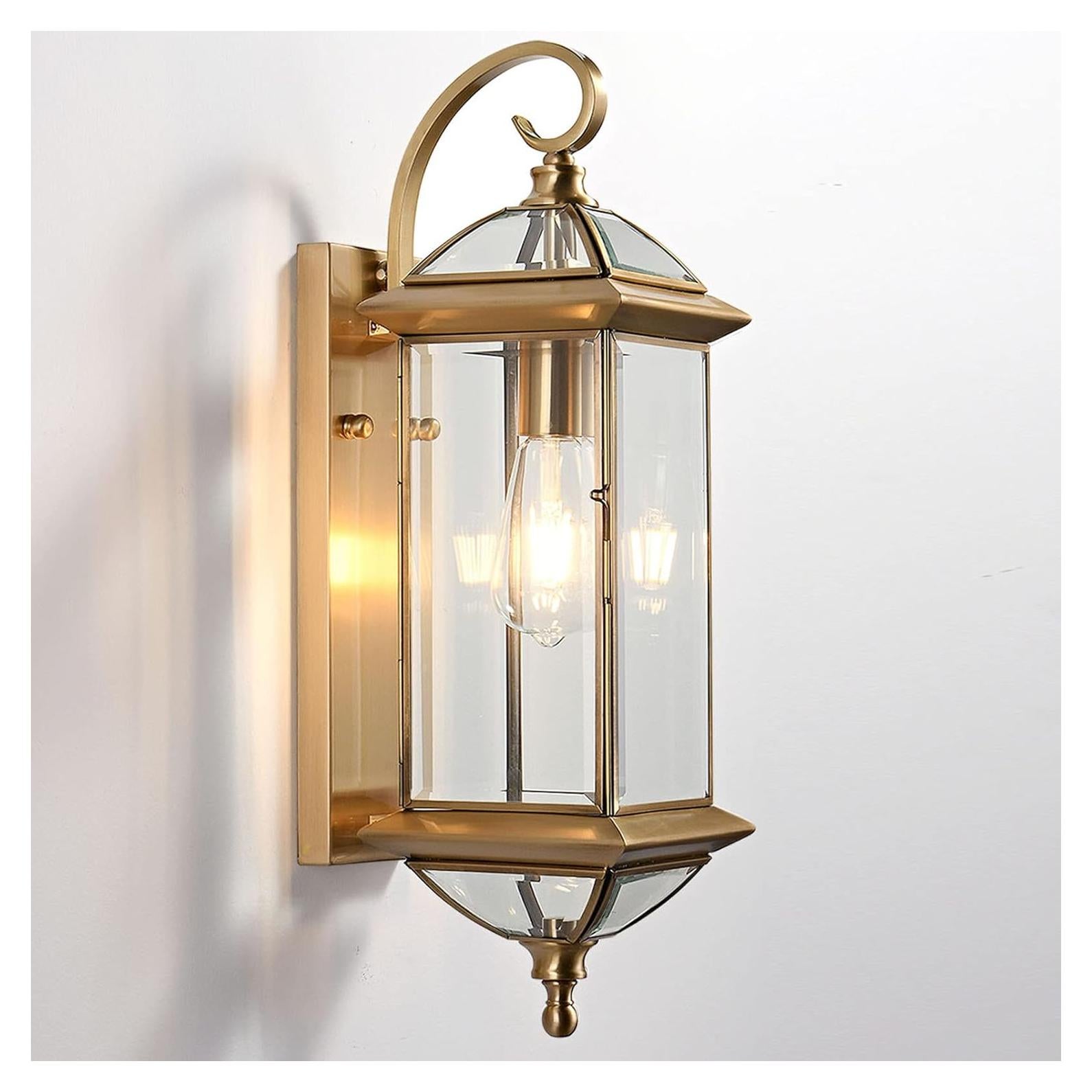 Luz de Pared Exterior Milaii 52.83 cm Cobre Impermeable