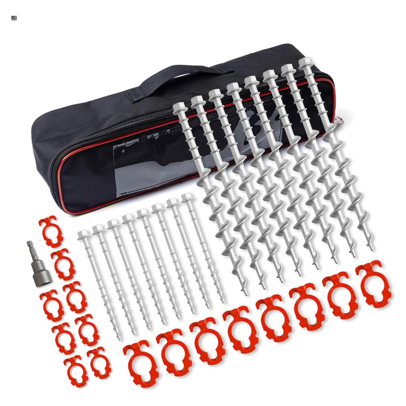 Anclajes de Tierra GarfatolRv 16 Piezas Alta Resistencia