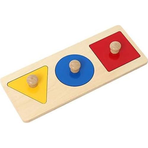 Rompecabezas Montessori de Madera 3 Piezas para Niños