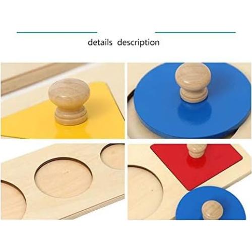 Rompecabezas Montessori de Madera 3 Piezas para Niños