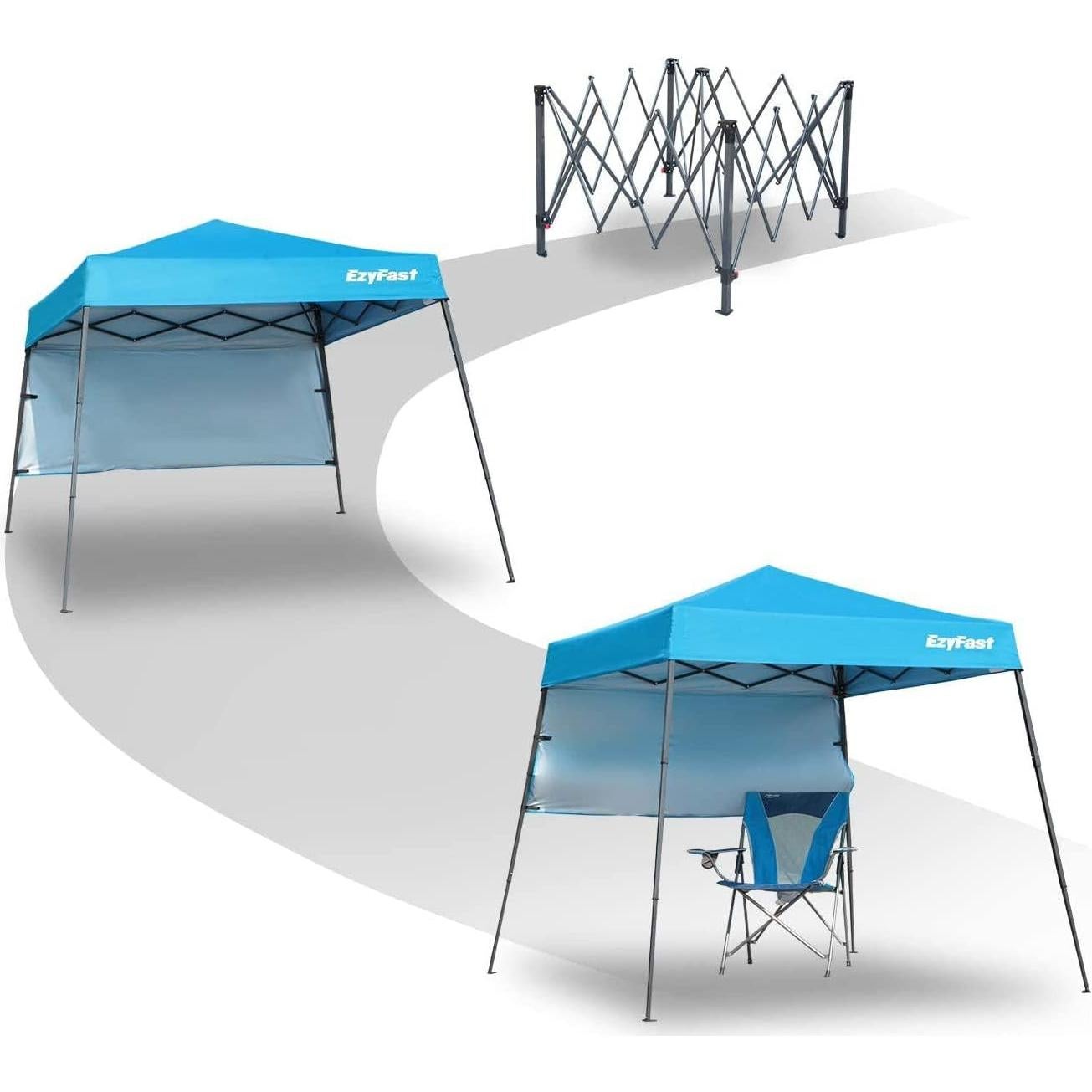 Toldo EzyFast Compacto 3x3 m con Protección UV para Camping