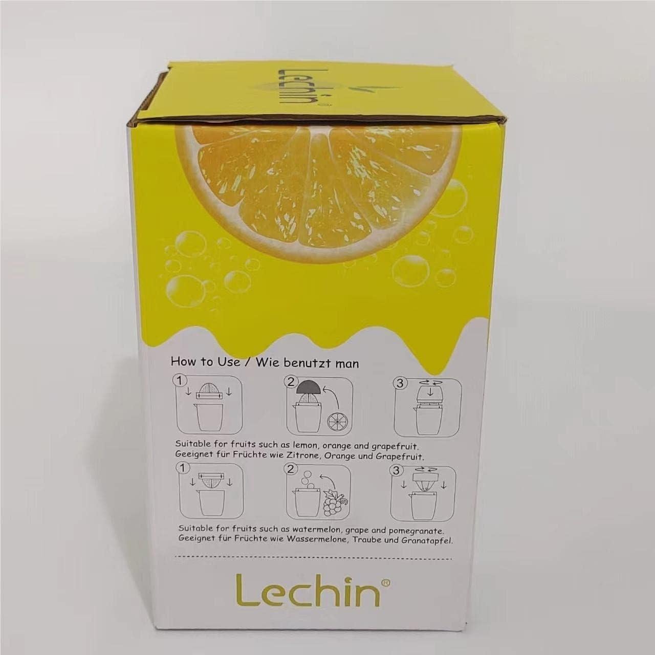 Exprimidor Manual Lechin Verde 480ml para Cítricos y Más