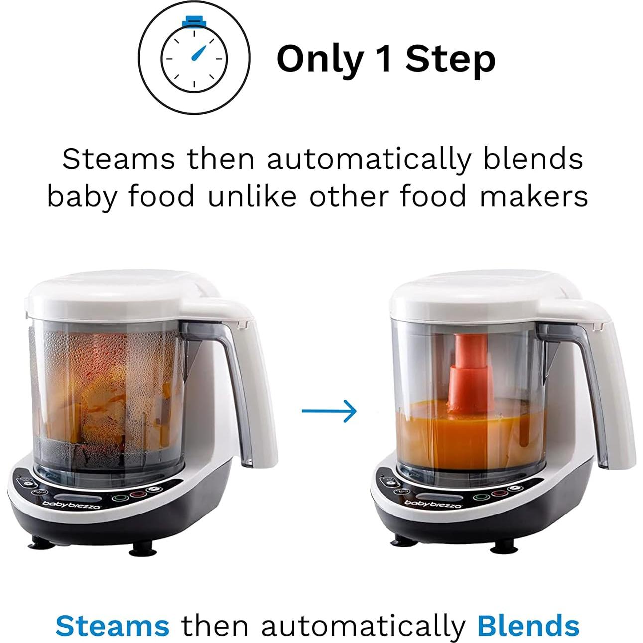 Baby Brezza Food Maker Deluxe - Cocinero y Licuadora 0.83L