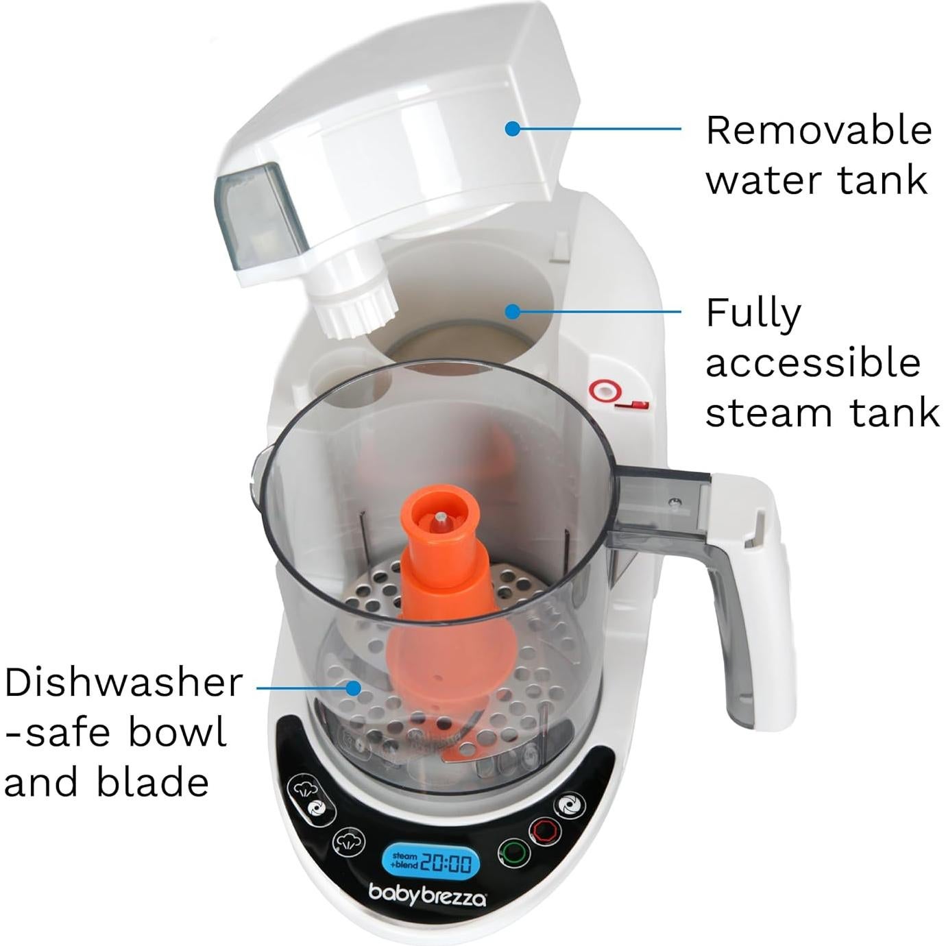 Baby Brezza Food Maker Deluxe - Cocinero y Licuadora 0.83L