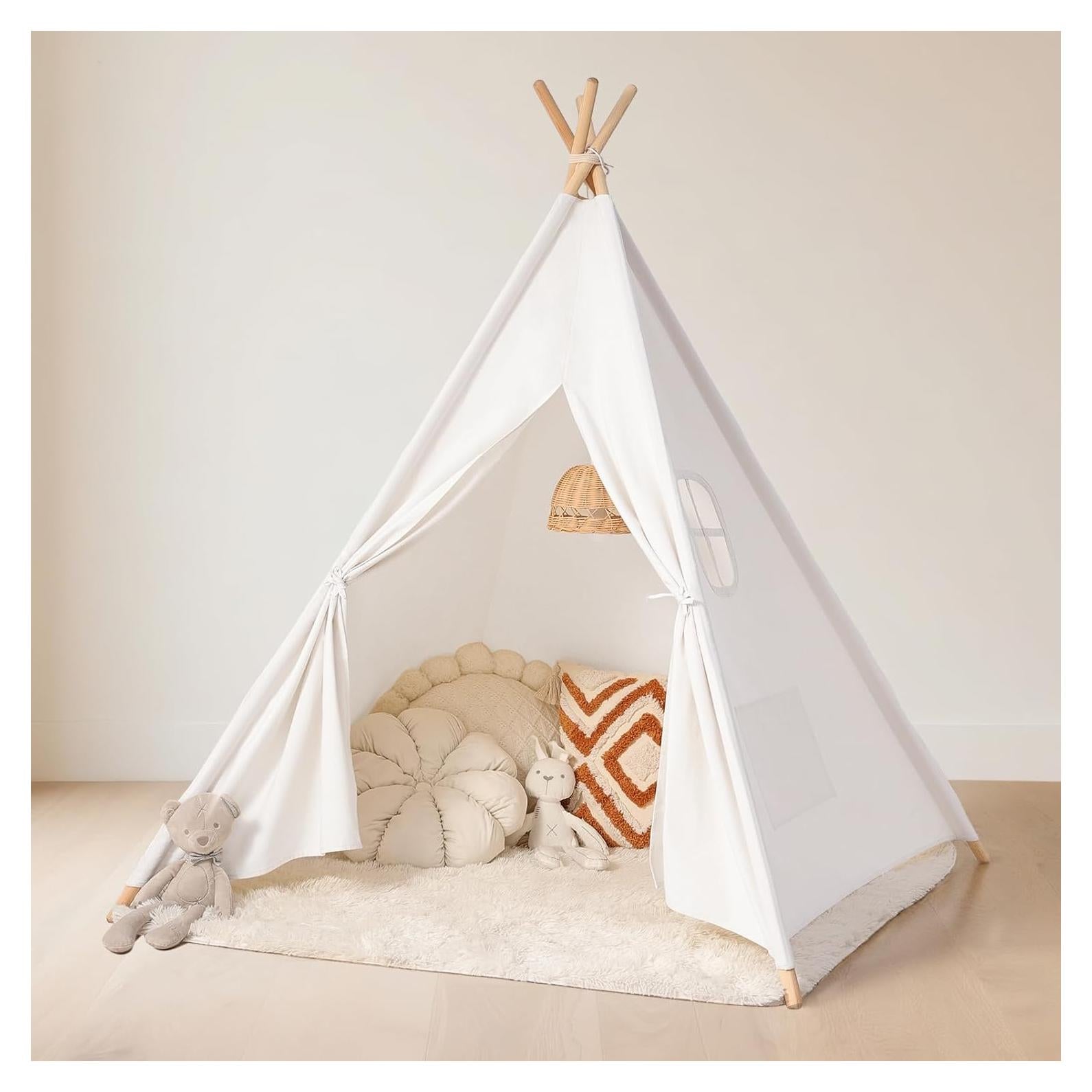 Tienda Teepee para Niños Wisdom - Casa de Juego Interior y Exterior