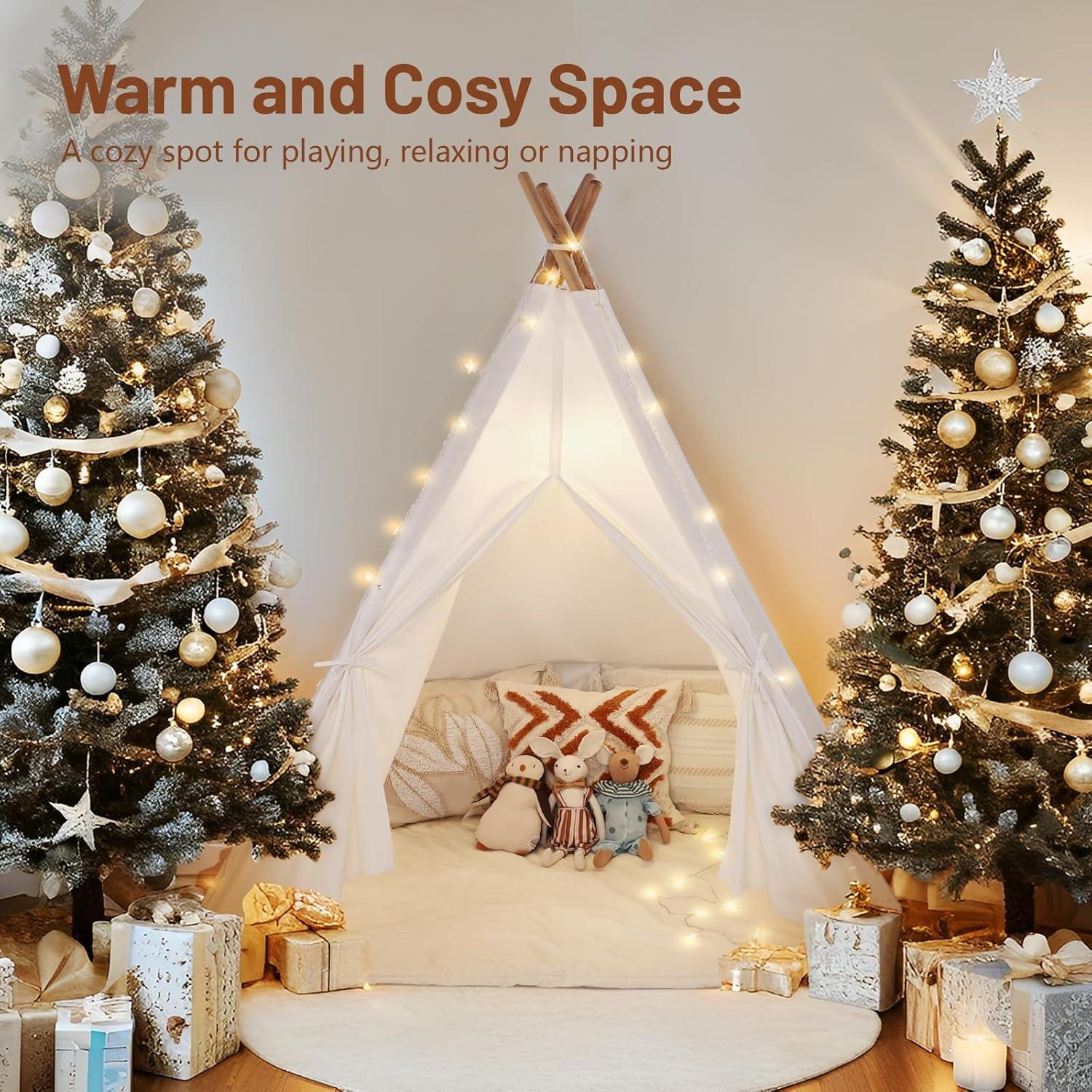 Tienda Teepee para Niños Wisdom - Casa de Juego Interior y Exterior