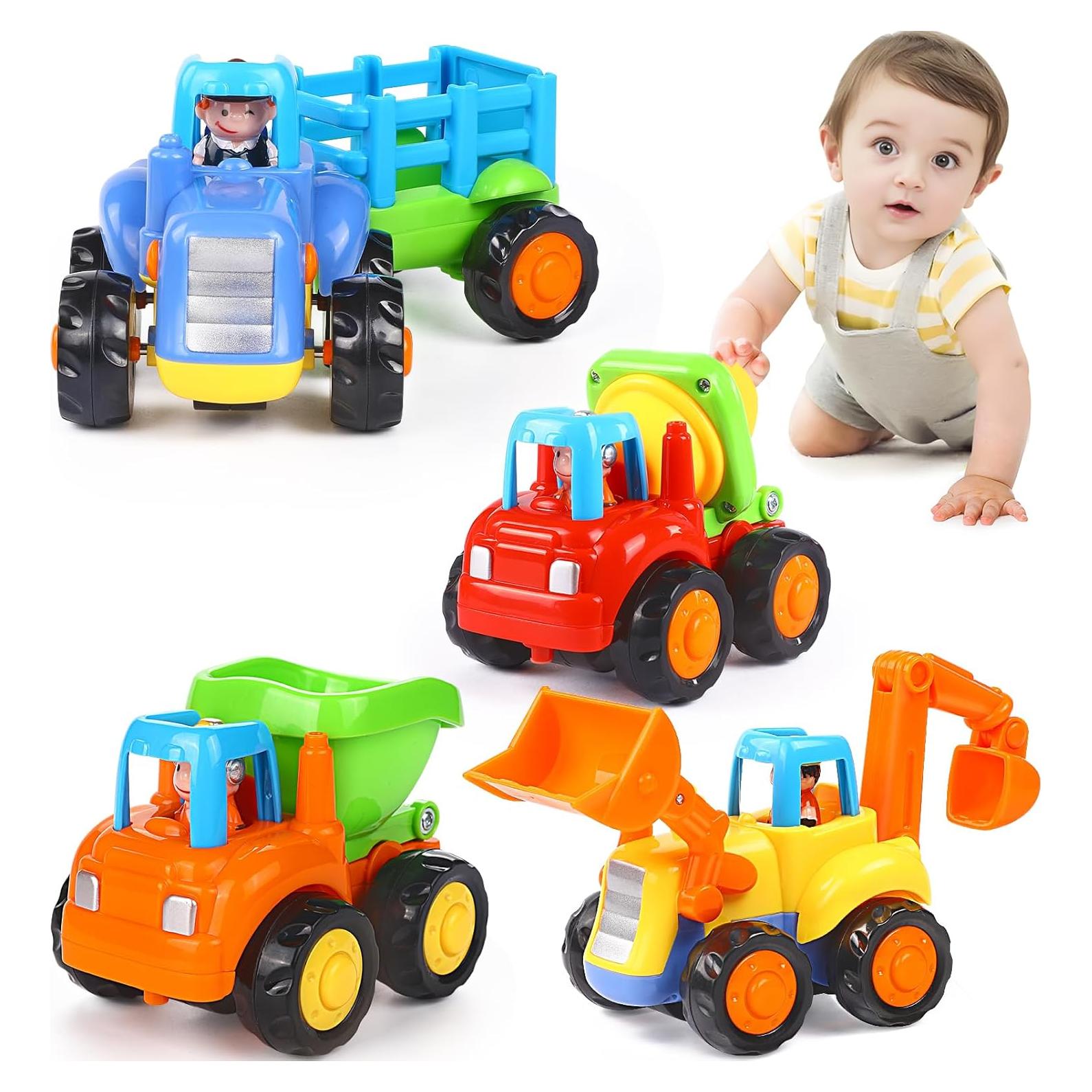 Juguete Educativo Bekker 4 Vehículos de Construcción